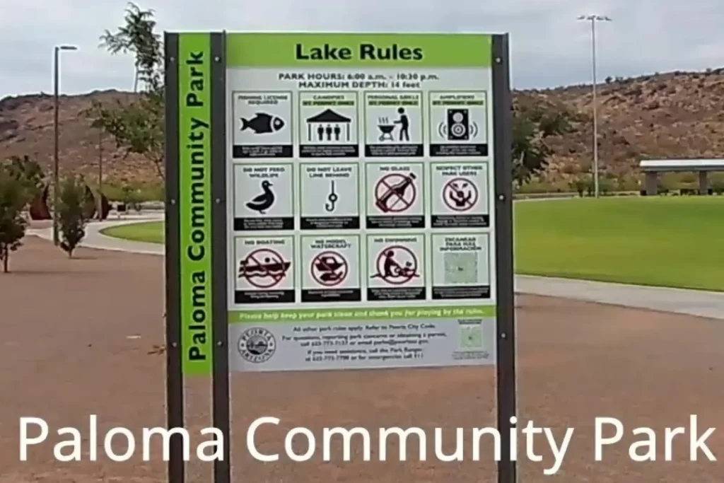 Paloma park fishing lake tips guide report
