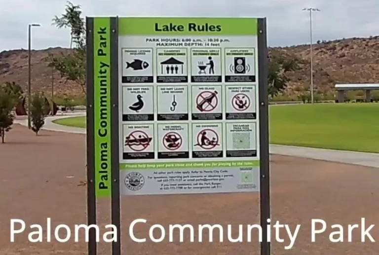 Paloma park lake fishing report guide tips bait lures tackle arizona