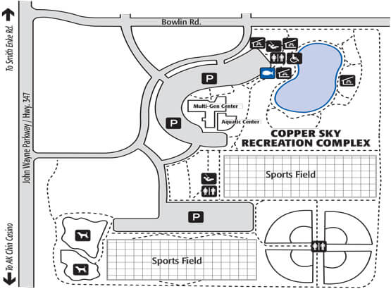 Copper Sky Fishing Guide Lake Fishing Guide Report Map