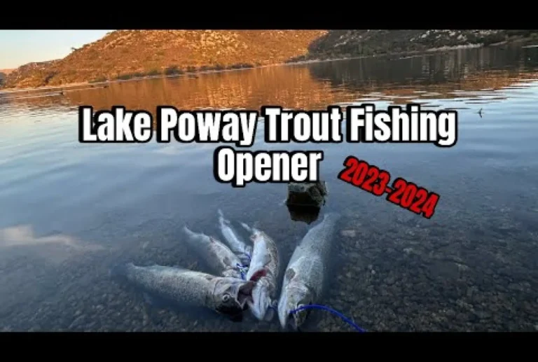 Lake poway fishing report guide tips california