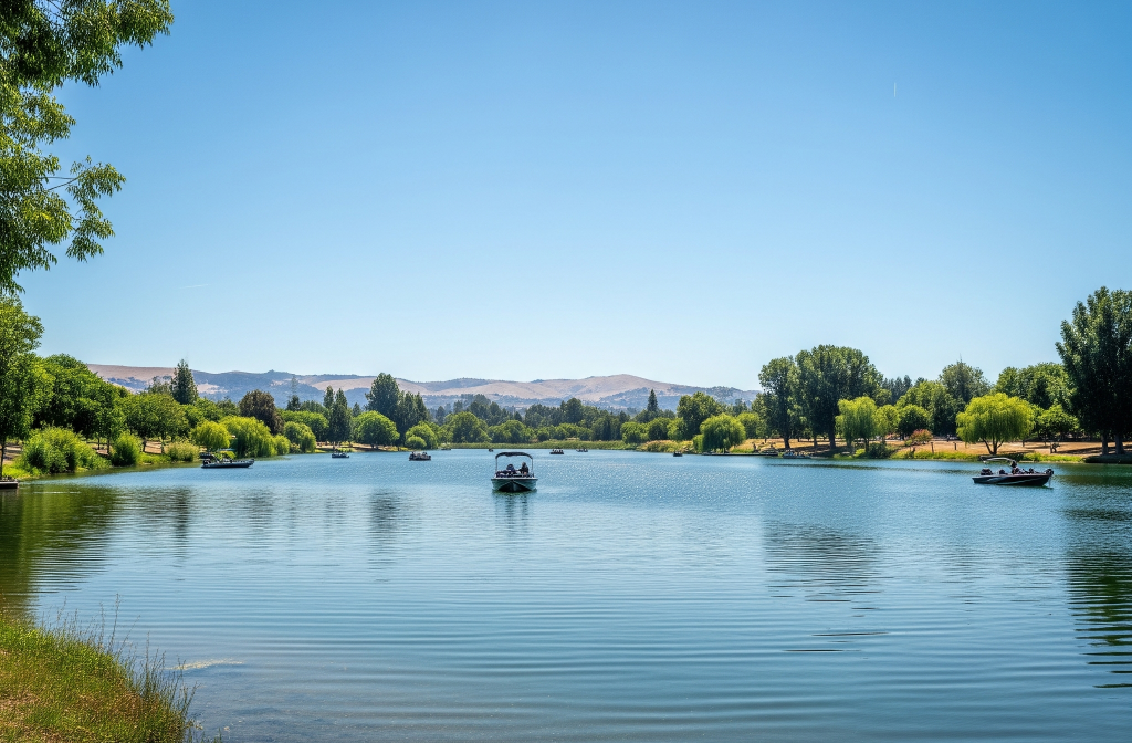 Mile square park lake fishing tips report guide california 03