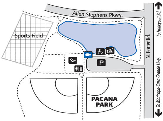 Pacana Pond Fishing Guide Lake Fishing Guide Report Map