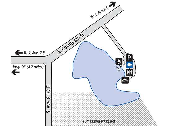 Redondo Lake Fishing Guide Report Map