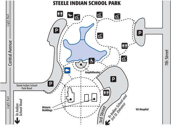 Steele Indian School Pond Lake Fishing Guide Lake Fishing Guide Report Map