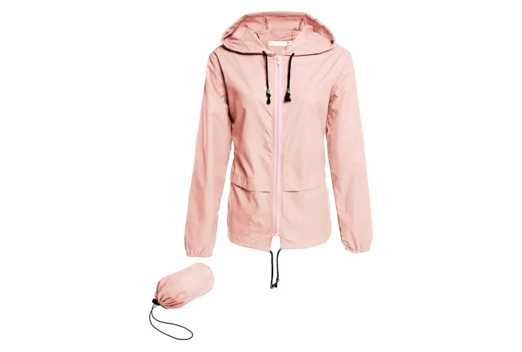 Avoogue raincoat women lightweight waterproof jacket