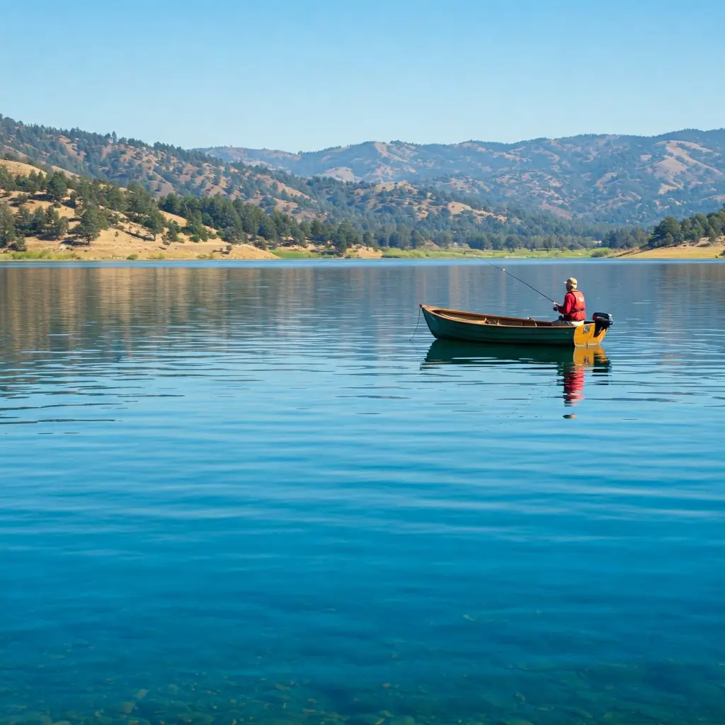 Berryessa lake fishing report guide california 02