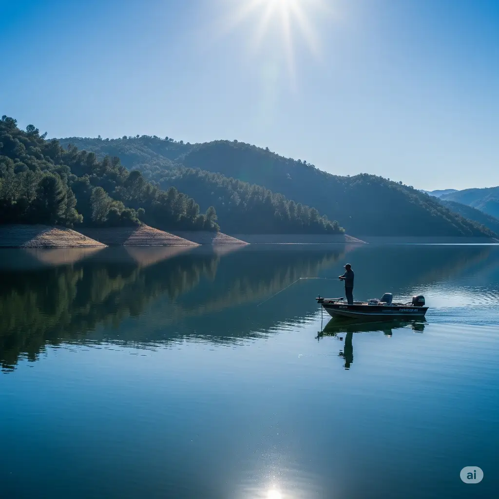 Calero reservoir lake fishing report guide california 02