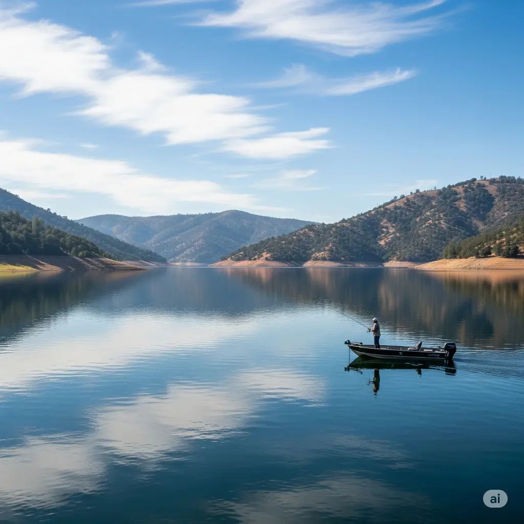Camanche reservoir lake fishing report guide california 03