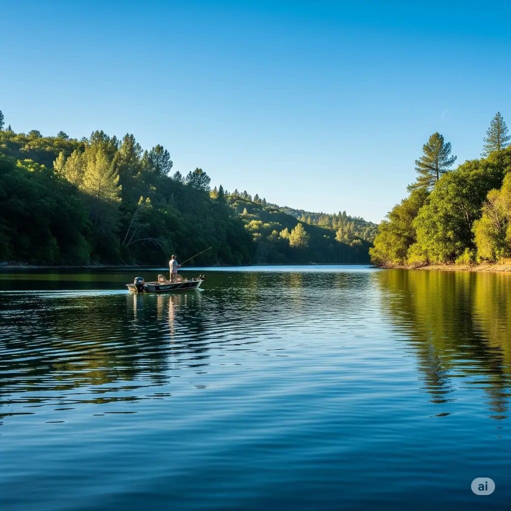 Camp far west reservoir lake fishing report guide california 02