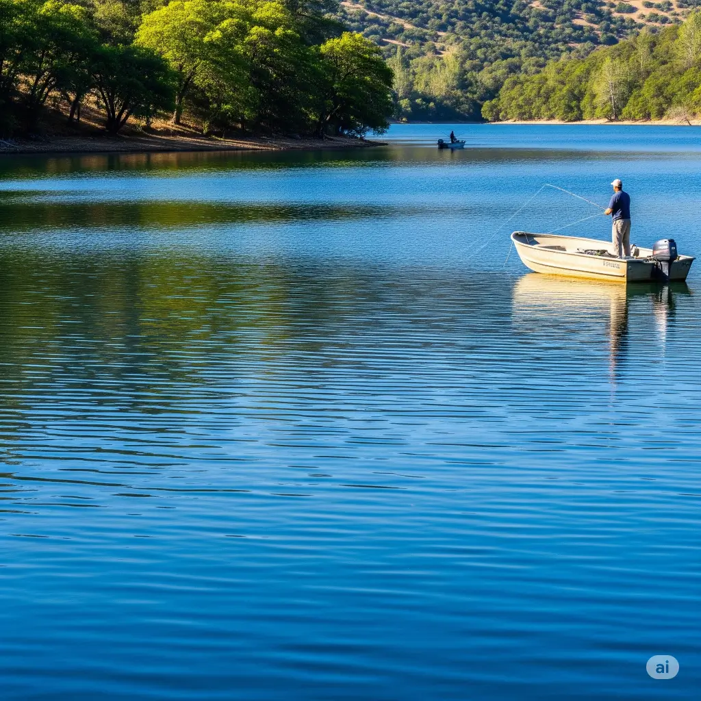 Camp far west reservoir lake fishing report guide california 03