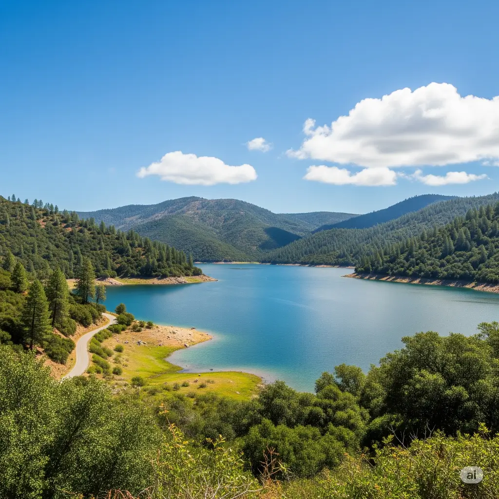 Collins reservoir lake fishing report guide california 01
