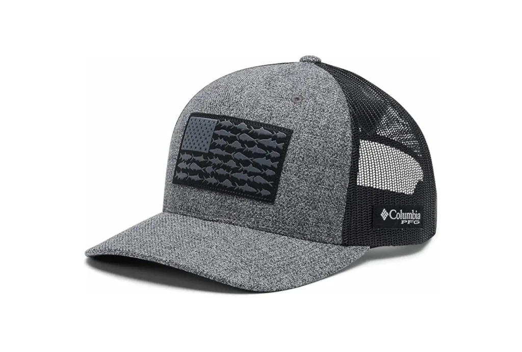 Columbia unisex adult pfg fish flag mesh snap back