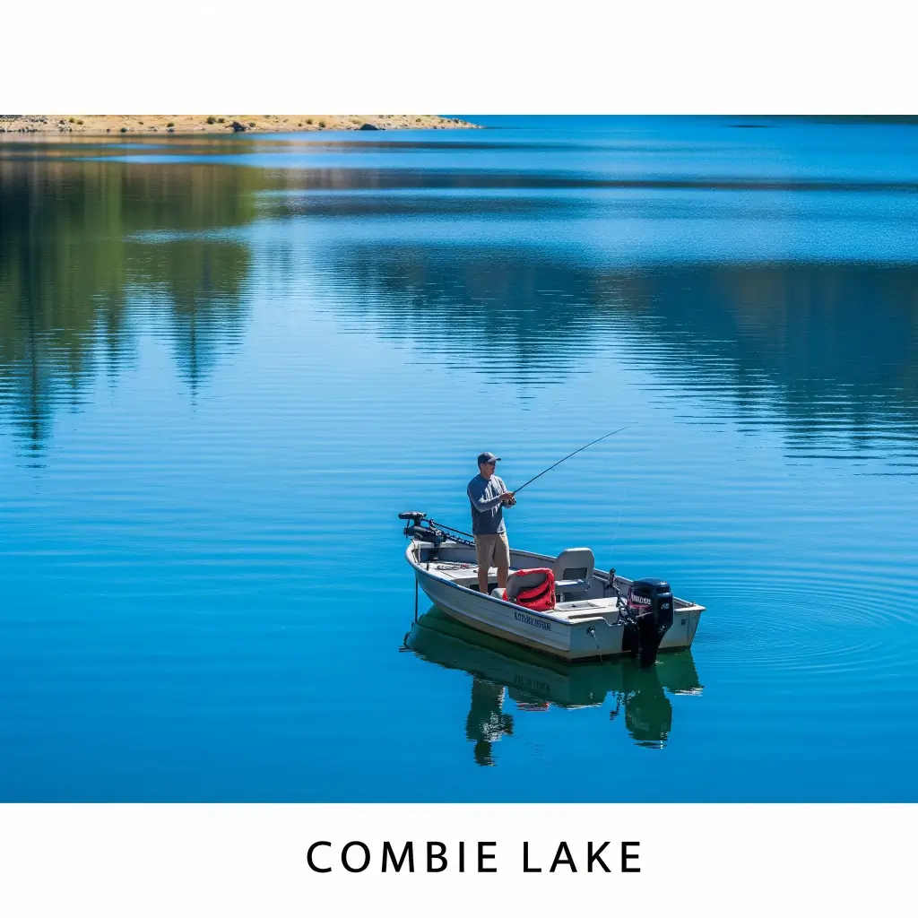 Combie lake fishing report guide california 03