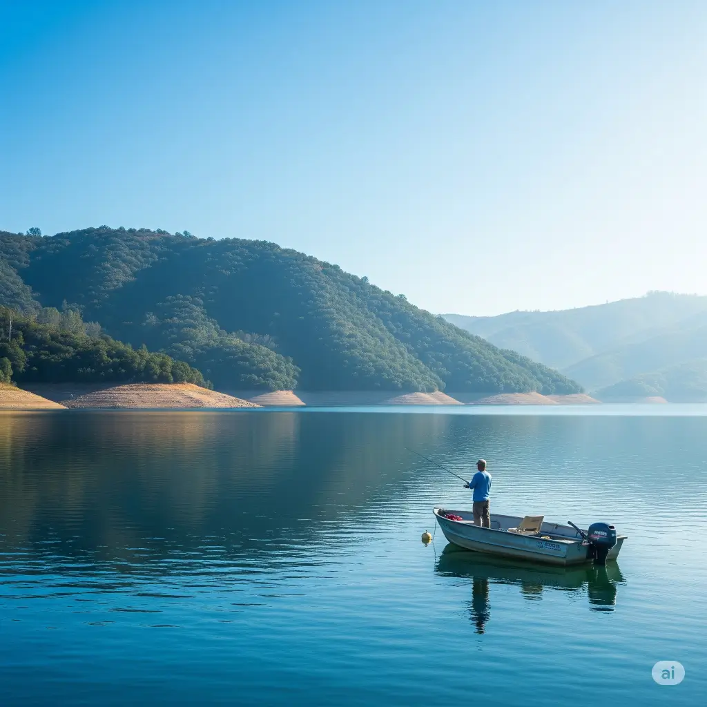 Contra loma reservoir lake fishing report guide california 03