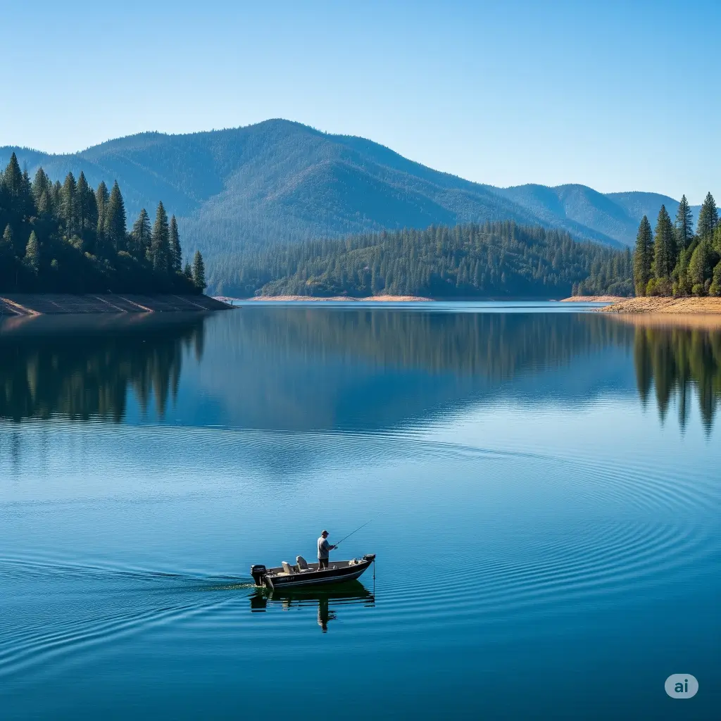 Courtright reservoir lake fishing report guide california 02