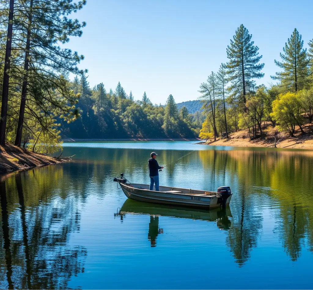 East park reservoir lake fishing report guide california 02