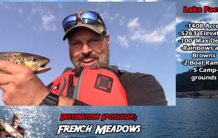 French=meadows reservoir lake fishing report guide california 01
