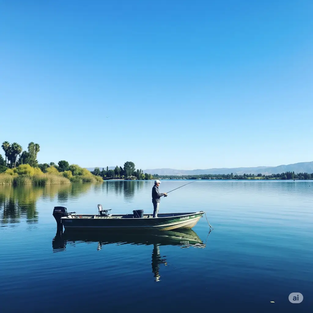 Hemet lake fishing report guide california 02