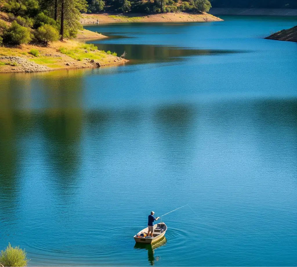 Hensley lake fishing report guide california 02