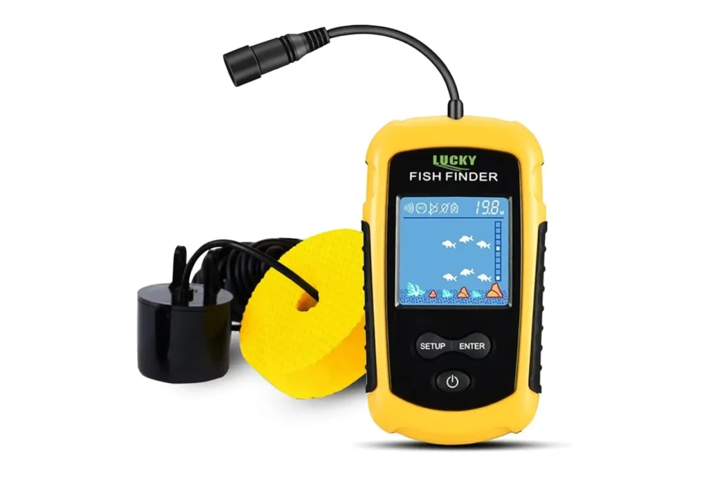 Lucky kayak portable fish depth finder
