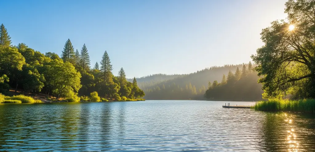 Pillsbury lake fishing report guide california 03