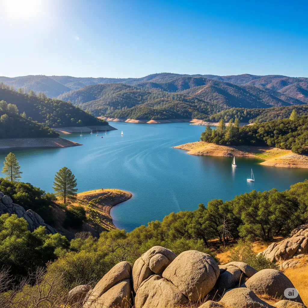 Salt springs reservoir lake fishing report guide california 03