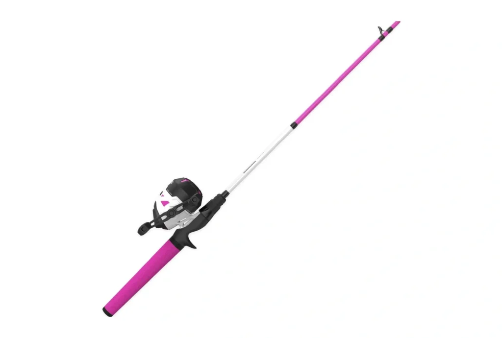 Zebco roam spincast reel fishing rod combo
