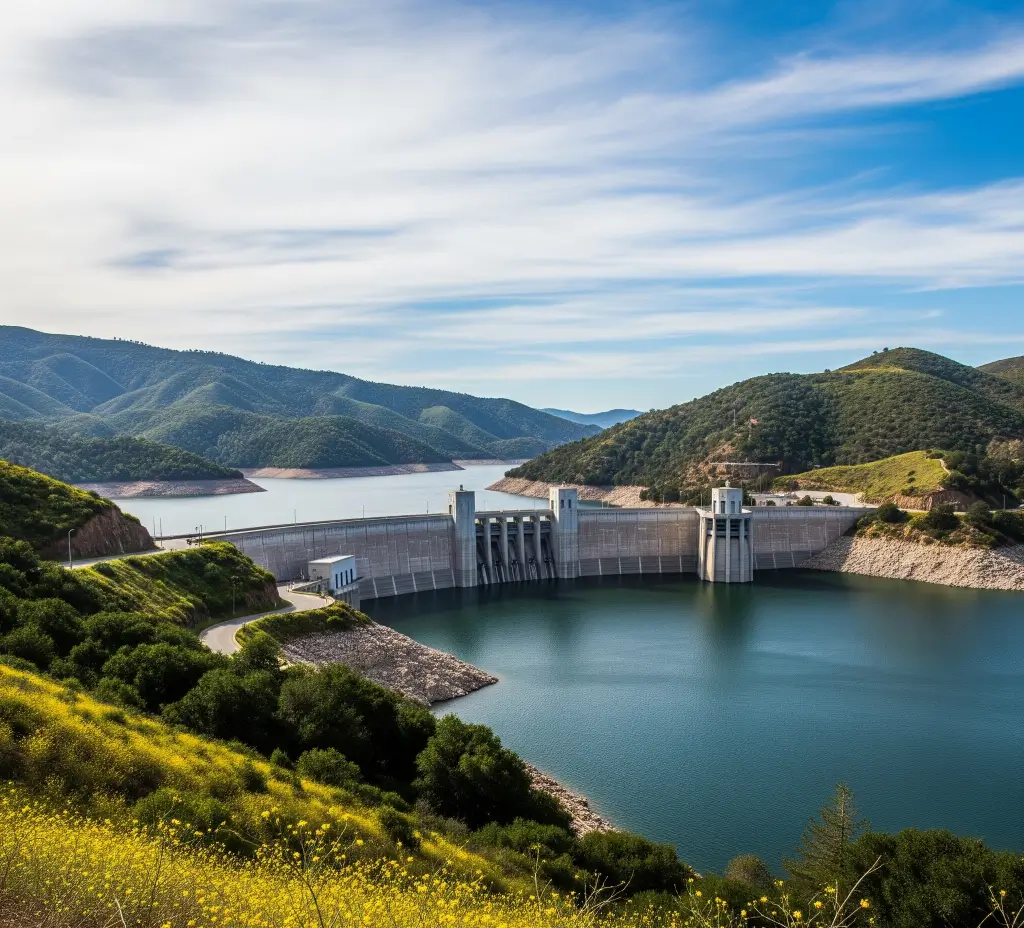 Santa fe dam reservoir lake fishing report guide california 03