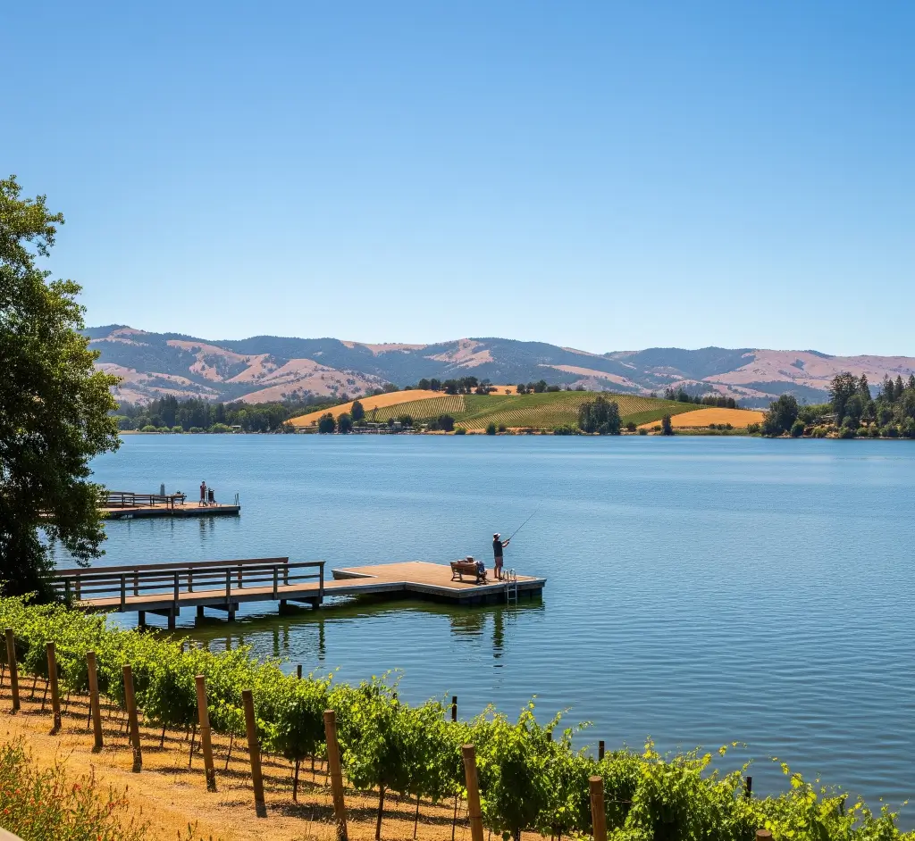 Sonoma lake lake fishing report guide california 01