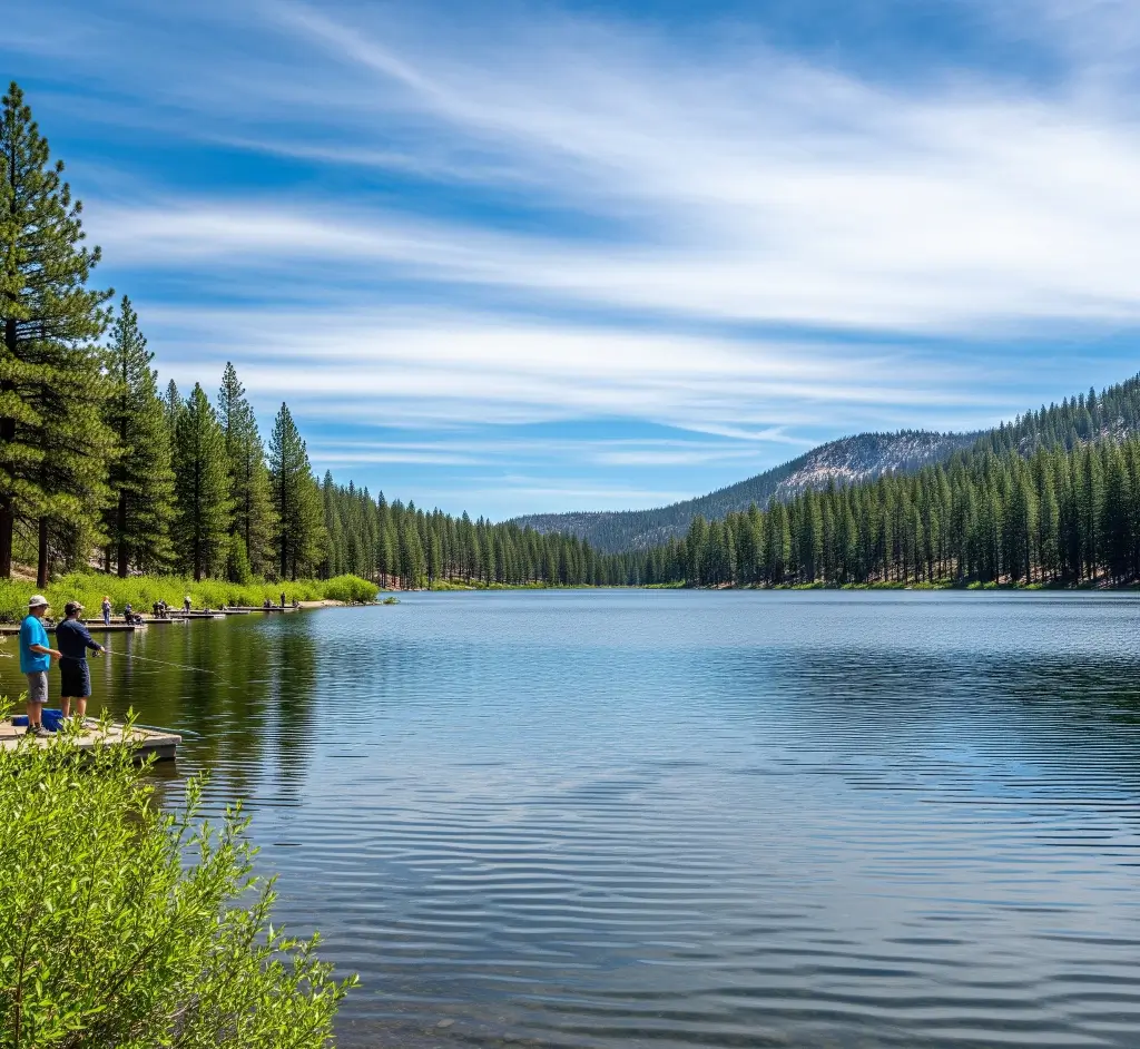 Stumpy meadows lake fishing report guide california 03