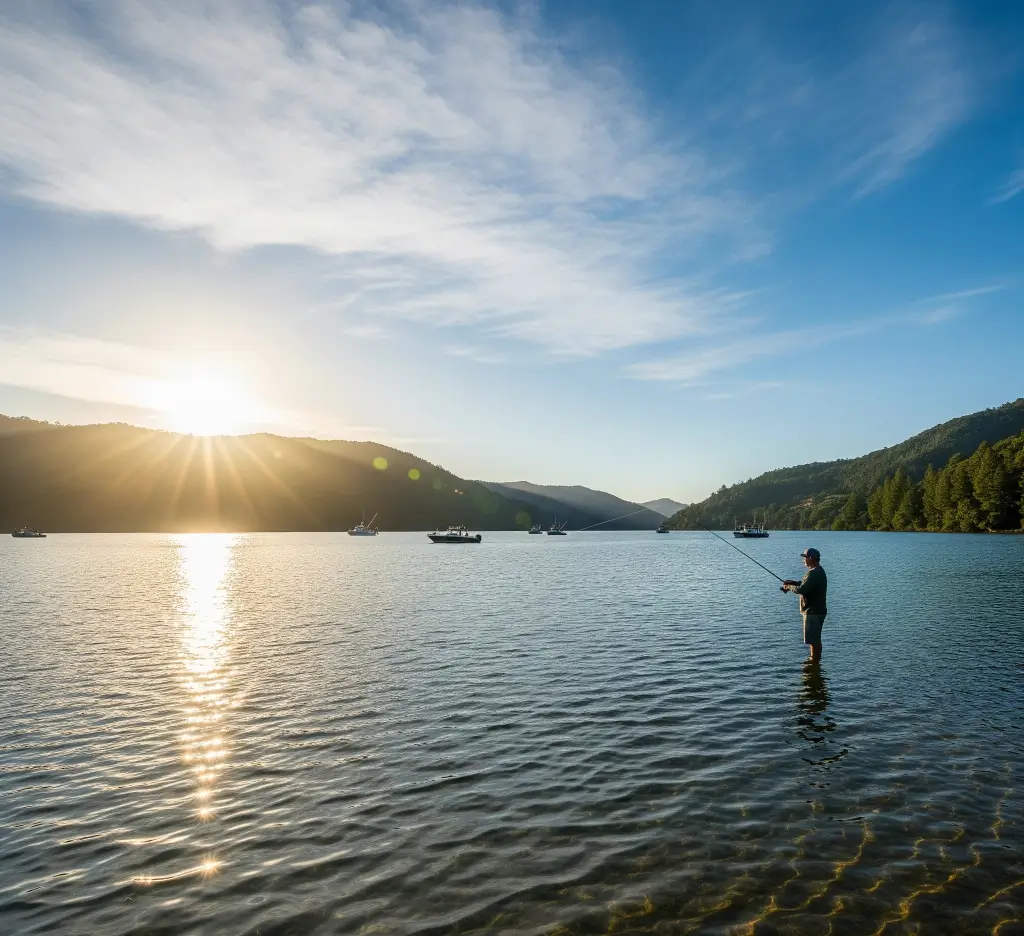 Thermalito afterbay lake fishing report guide california 01