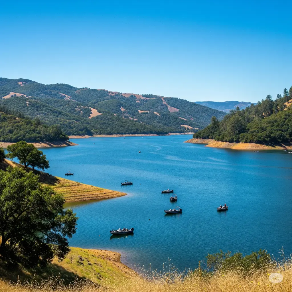 Uvas reservoir lake fishing report guide california 02